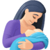 🤱🏻 breast-feeding: light skin tone display on Facebook